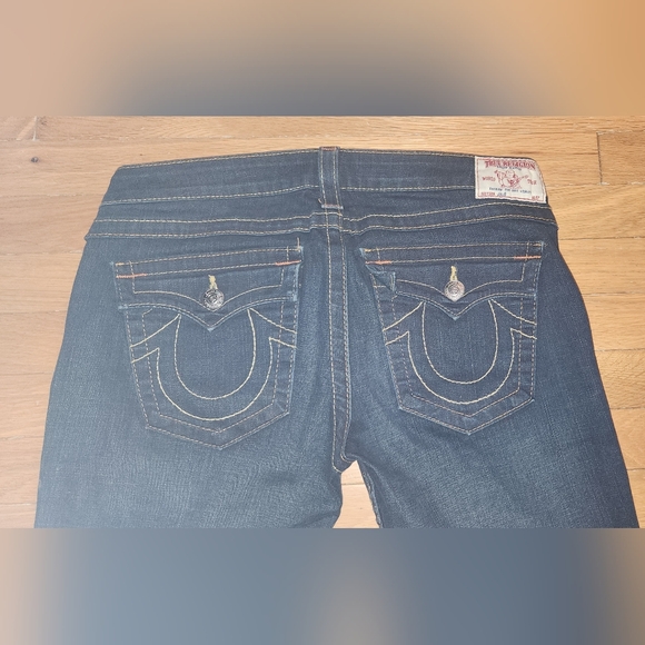 TRUE RELIGION SHORTS JULIE SIZE 32 LOW RISE SUPER CUTE CUTOFF STYLED - Picture 3 of 15